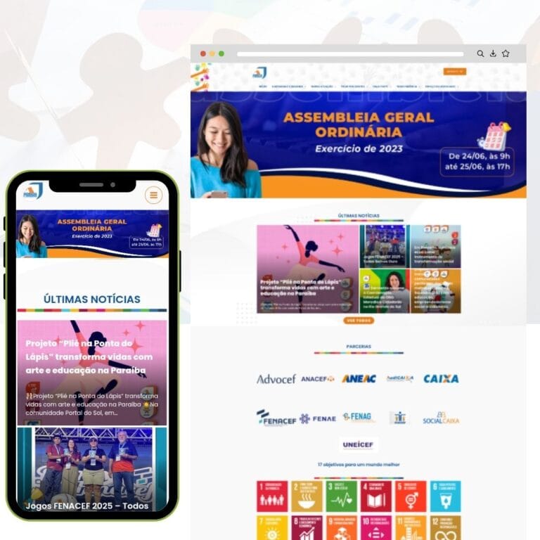Criação de site para ONG